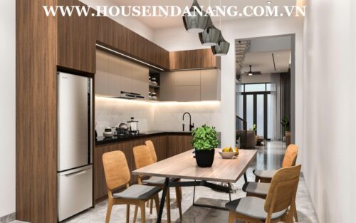 Danang beachside houses rental near Pham Van Dong beach, Vietnam, new construction and nice
