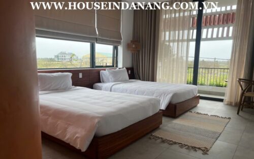 Villa for rent in Hoi An near Cua Dai beach bay, in Vietnam, near the beach bay