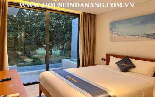 Point villa in Danang for rent, in Vietnam, green design