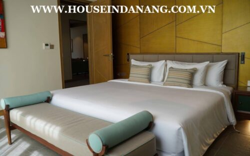 Beachfront villa rental Danang in five- star Fusion villas & resort, in Vietnam, modern style, near the beach