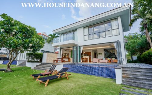Ocean villa in Danang for rent, in Vietnam, in Ocean villas & resort, near the beach, Western style