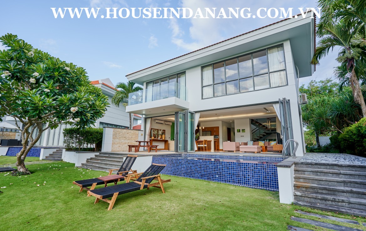 Ocean villa in Danang for rent, in Vietnam, in Ocean villas & resort, near the beach, Western style