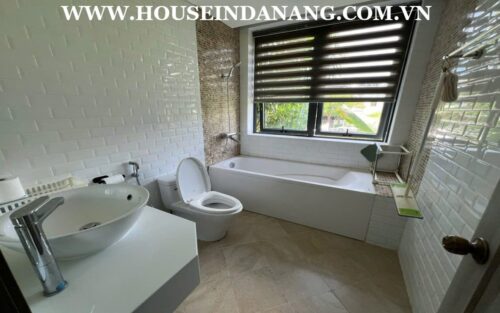 Euro villa in Danang for rent, in Euro village, in Vietnam, near Han river, modern style, near My Khe beach