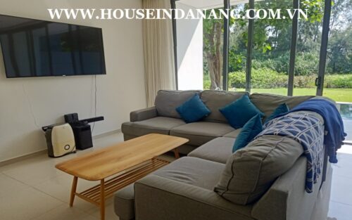 Point villas rental Danang in Vietnam, in The Point Residences, golf course view, modern style, near the golf course