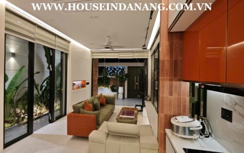 Luxurious houses rental Danang, in Vietnam, in the opposite side of Lotte Mart, modern design 3