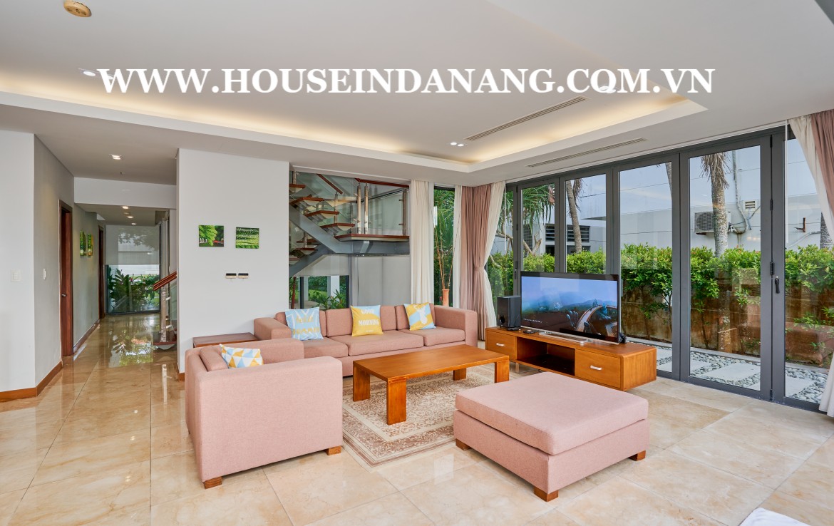 Ocean villa in Danang for rent, in Vietnam, in Ocean villas & resort, near the beach 3