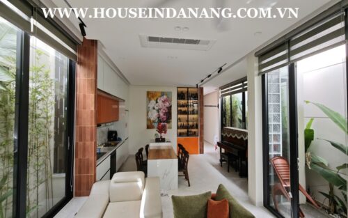 Luxurious houses rental Danang, in Vietnam, in the opposite side of Lotte Mart, near the river