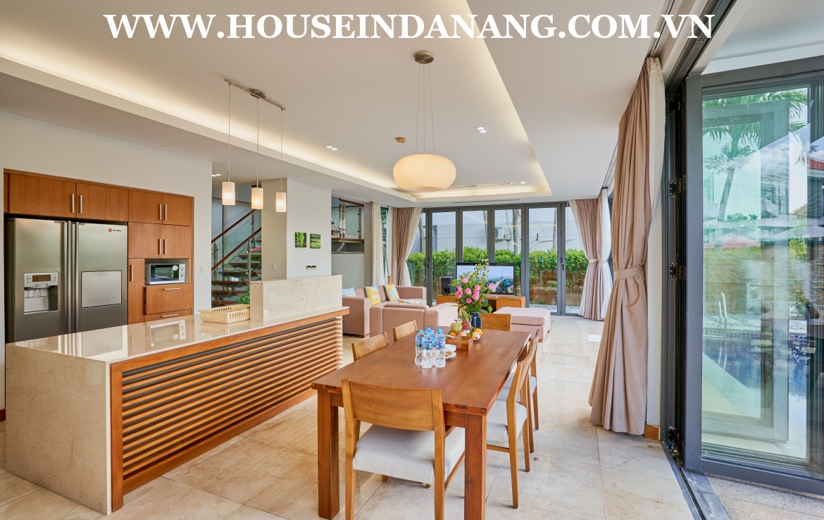 Ocean villa in Danang for rent, in Vietnam, in Ocean villas & resort, near the beach, walking to the beach