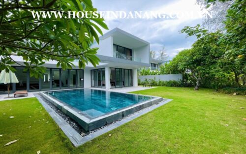 Danang golf villa rental in The Dune Residences, in Vietnam, Danang city, golf course view 1