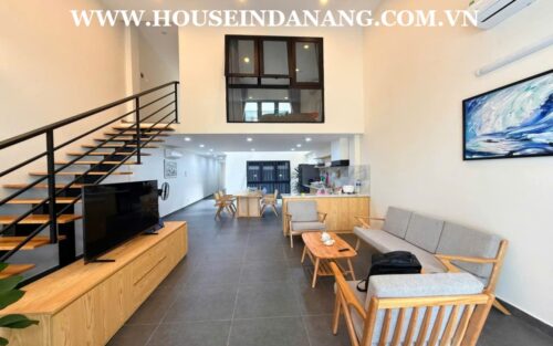 Da Nang beachside house for rent near the beach bay, in Vietnam, walking to the beach bay