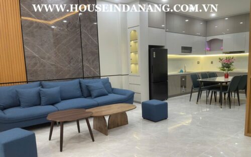 Beachside houses rental Danang, in Vietnam, Son Tra area, modern style