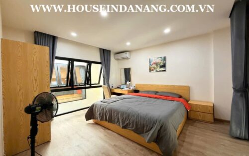 Da Nang beachside house for rent near the beach bay, in Vietnam, walking to the beach bay, modern style