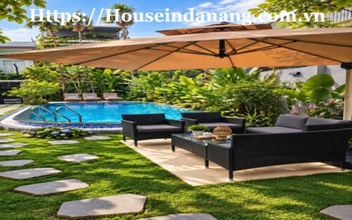 Luxury villa for rent Danang near My Khe beach, in Vietnam