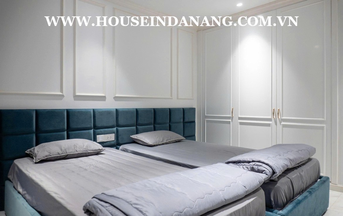 Hilton apartment rental Danang in the city center, in Bach Dang Complex, modern style, riverview, walking to the river