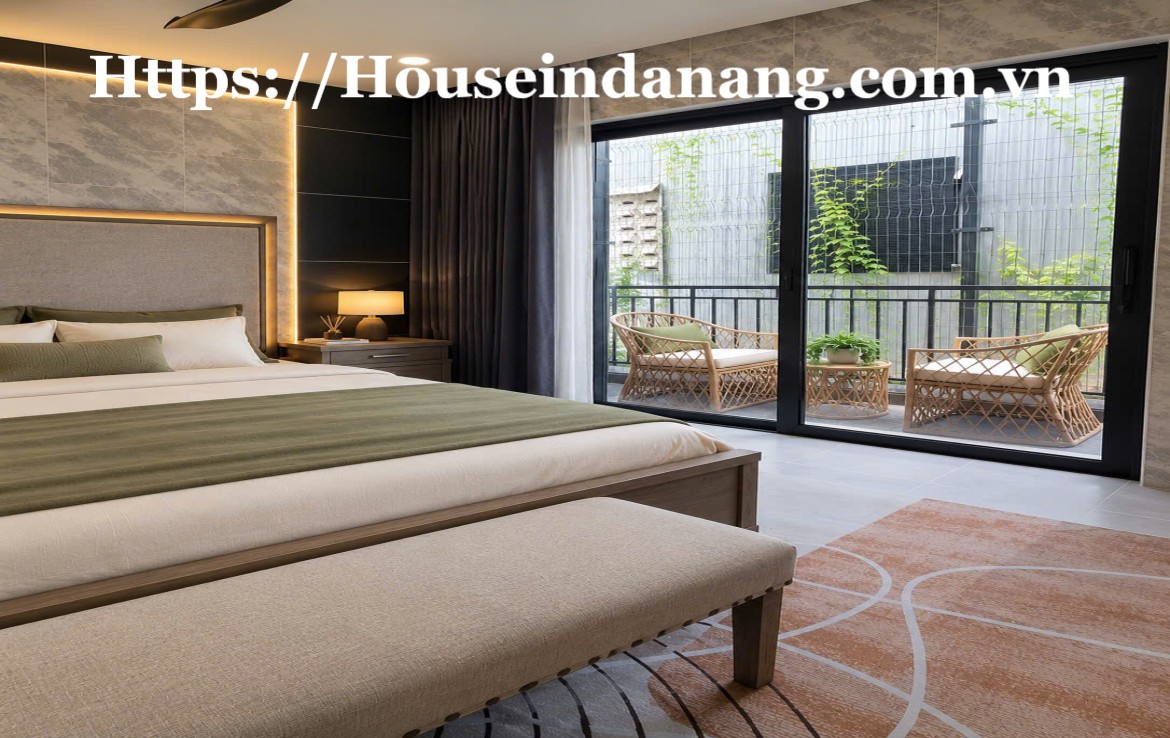 Luxury villa for rent Danang near My Khe beach, in Vietnam, Western design, near My Khe beach