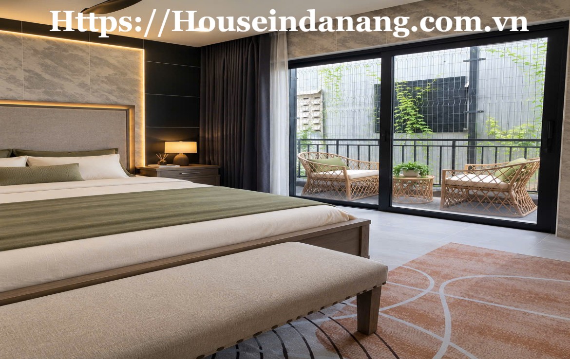 Luxury villa for rent Danang near My Khe beach, in Vietnam, Western design, modern quality