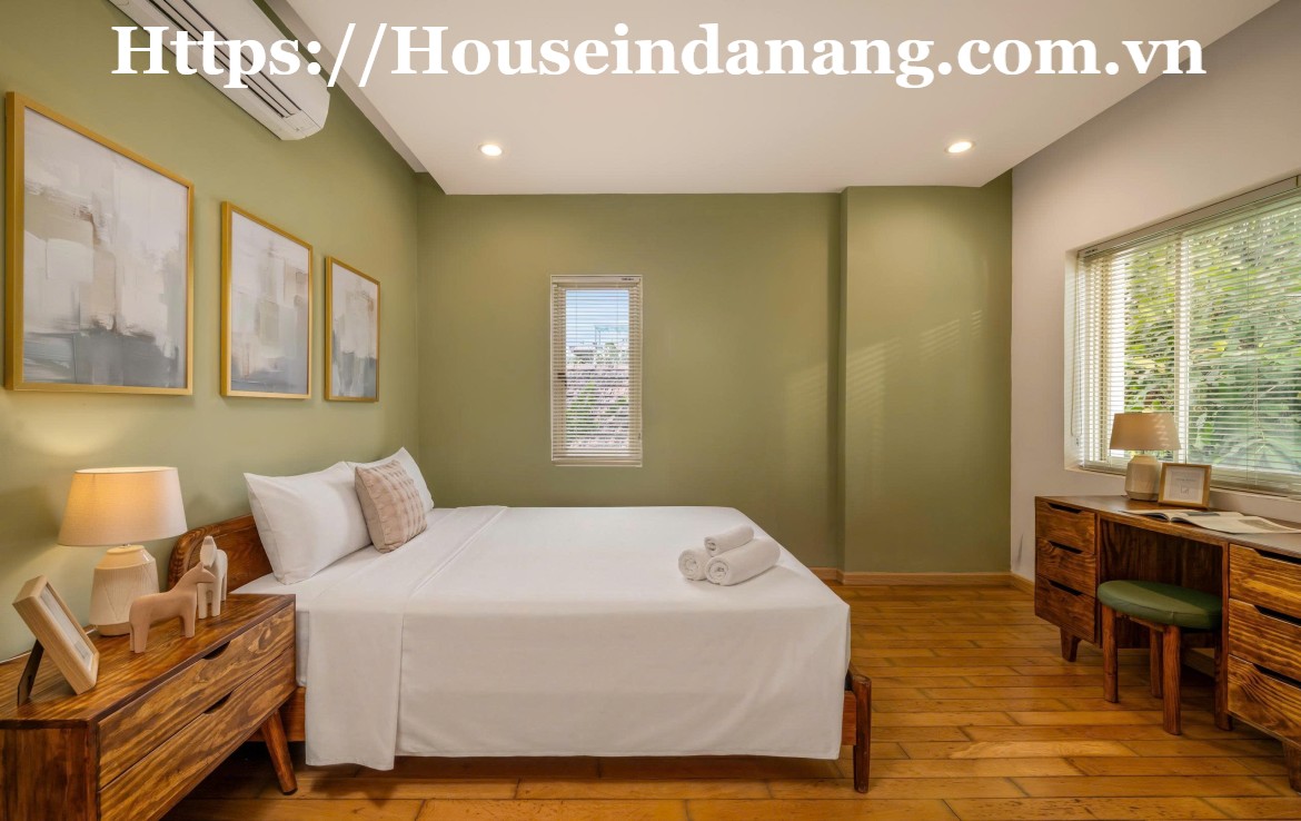 Luxurious villa for rent Danang near My Khe beach bay, in Vietnam, walking to the beach 10