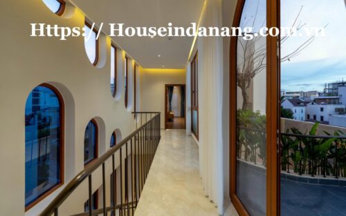 Luxurious house for rent Danang, near My Khe beach, in Vietnam, near the beach bay