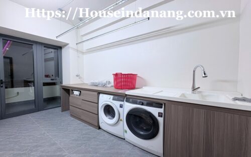 Luxury house rental Danang in Elysia Complex, in Vietnam, modern style, walking to the riverside