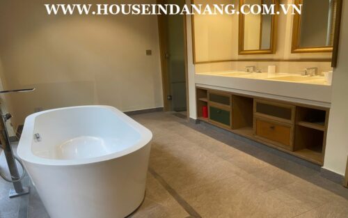 Fusion villas rental Danang in Fusion resort & villas, in Danang beachside, Vietnam, walking to the beautiful beach