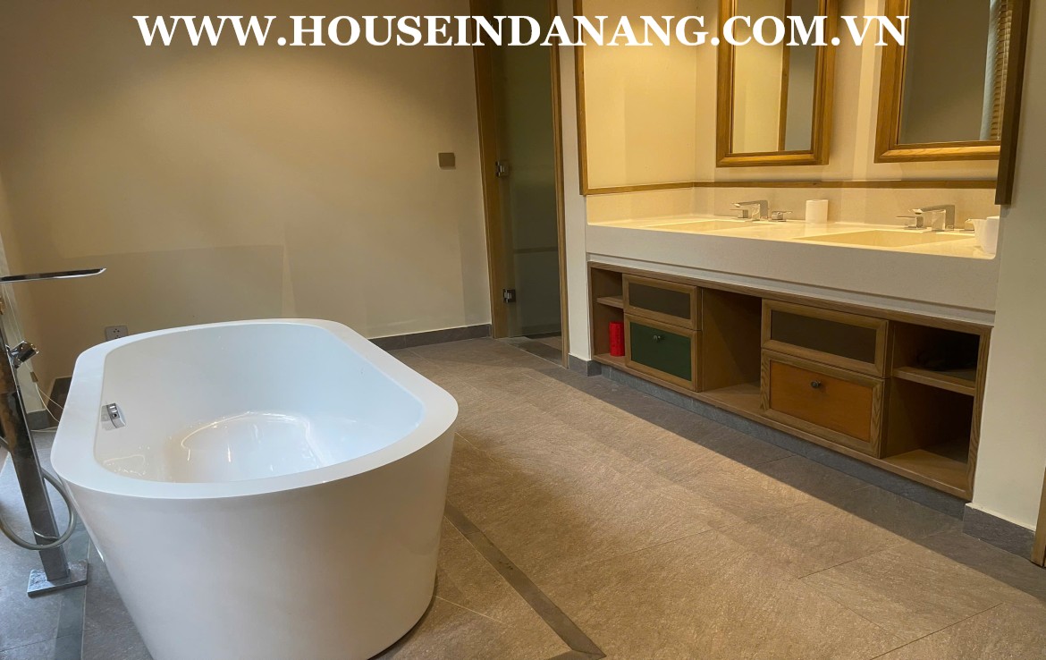 Fusion villas rental Danang in Fusion resort & villas, in Danang beachside, Vietnam, walking to the beautiful beach