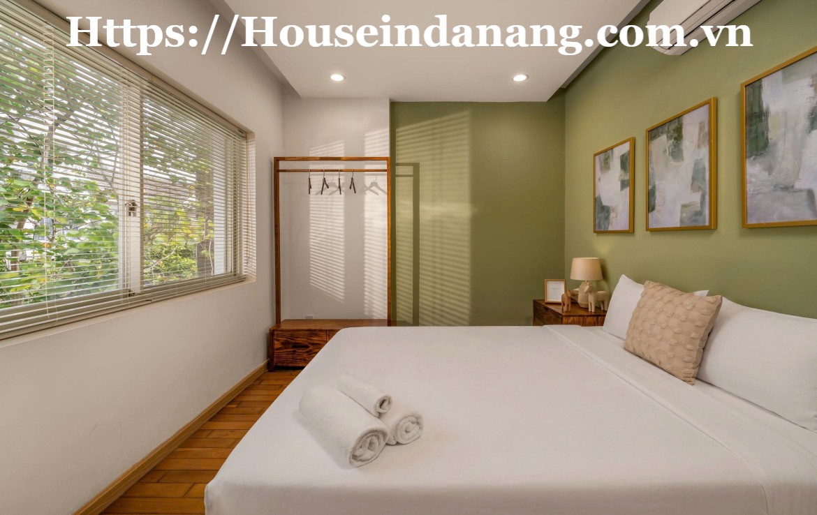Luxurious villa for rent Danang near My Khe beach bay, in Vietnam, near the beautiful beach bay