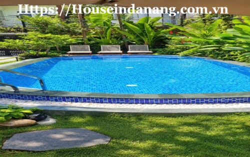 Luxury villa for rent Danang near My Khe beach, in Vietnam, Western design, walking to the beach