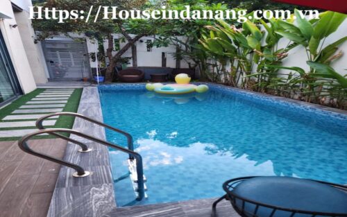 Villas rental in Da Nang in Nam Viet A residential area, in Vietnam, green style