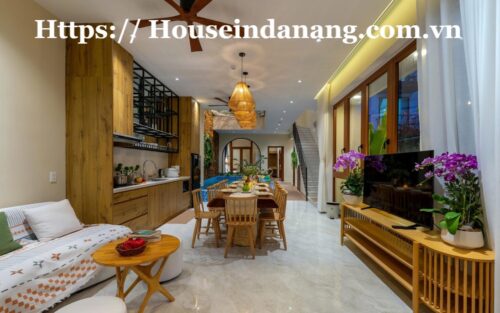 Luxurious house for rent Danang, near My Khe beach, in Vietnam, walking to the beach 2