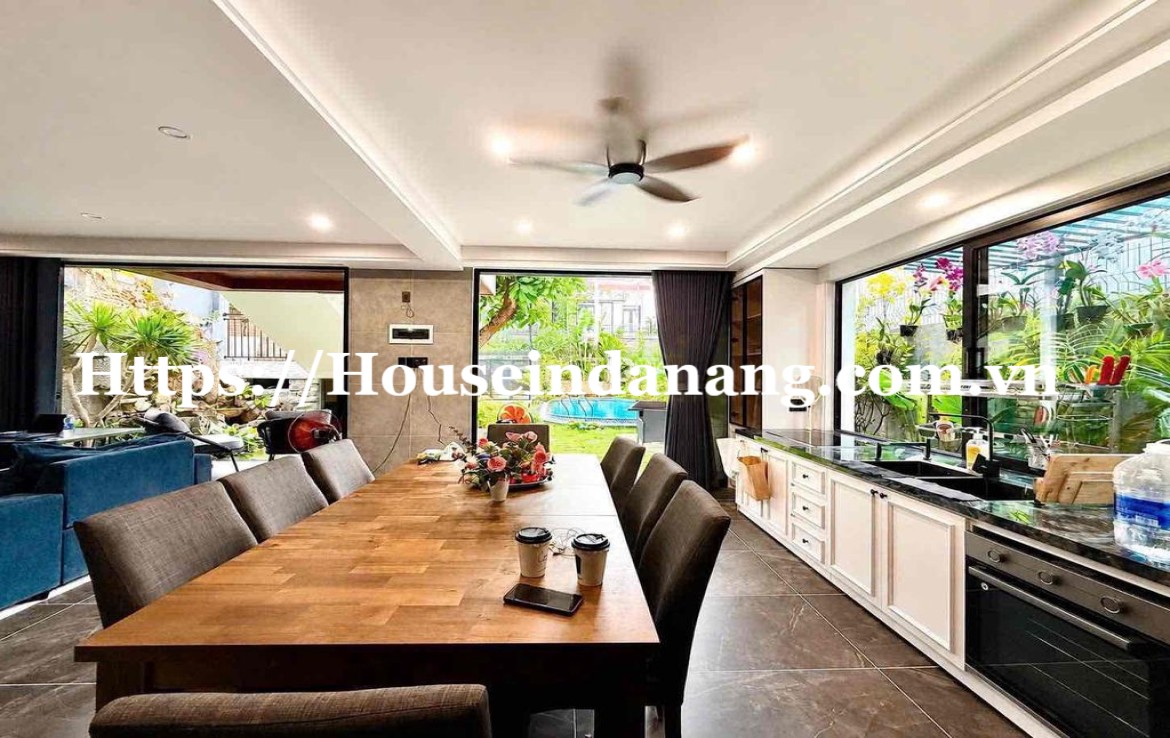Luxury villas for rent Danang near My Khe beach, in Vietnam, green design