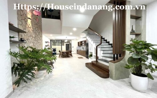 Modern house for rent Danang in Nam Viet A residential area, in Vietnam, modern style, in the beachside