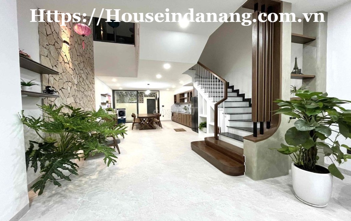 Modern house for rent Danang in Nam Viet A residential area, in Vietnam, modern style, in the beachside