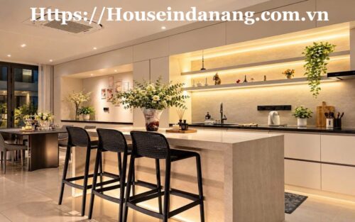Luxury house rental Danang in Elysia Complex, in Vietnam, near Lotte Mart supermarket, Western style 1