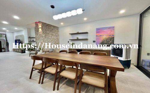 Modern house for rent Danang in Nam Viet A residential area, in Vietnam, modern style 3