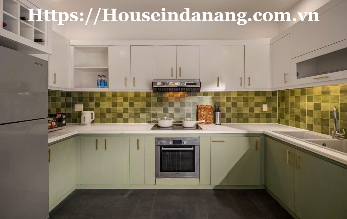 Luxurious villa for rent Danang near My Khe beach bay, in Vietnam, walking to the beach, modern style