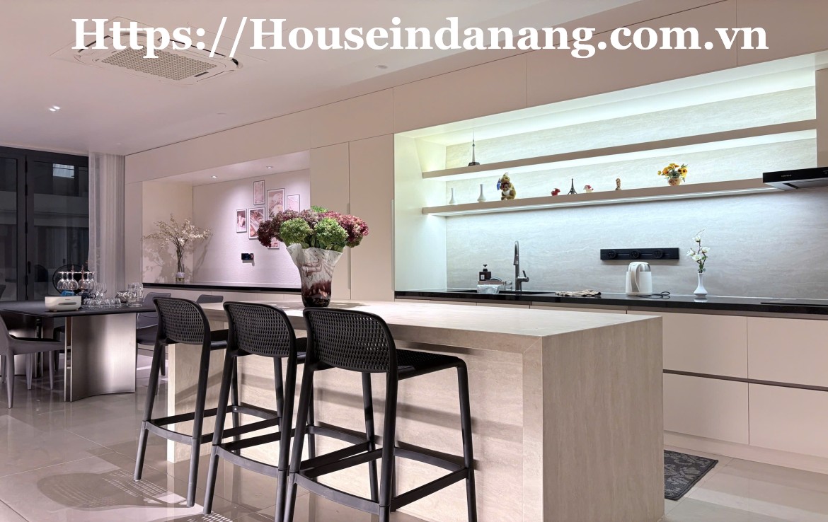Luxury house rental Danang in Elysia Complex, in Vietnam, modern style