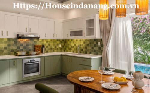 Luxurious villa for rent Danang near My Khe beach bay, in Vietnam, walking to the beach 8