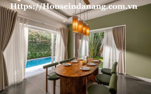 Luxurious villa for rent Danang near My Khe beach bay, in Vietnam, walking to the beach 6