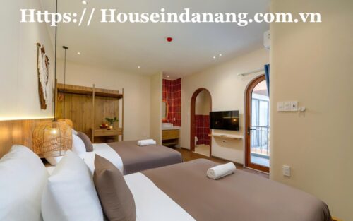 Luxurious house for rent Danang, near My Khe beach, in Vietnam, walking to the beach 8