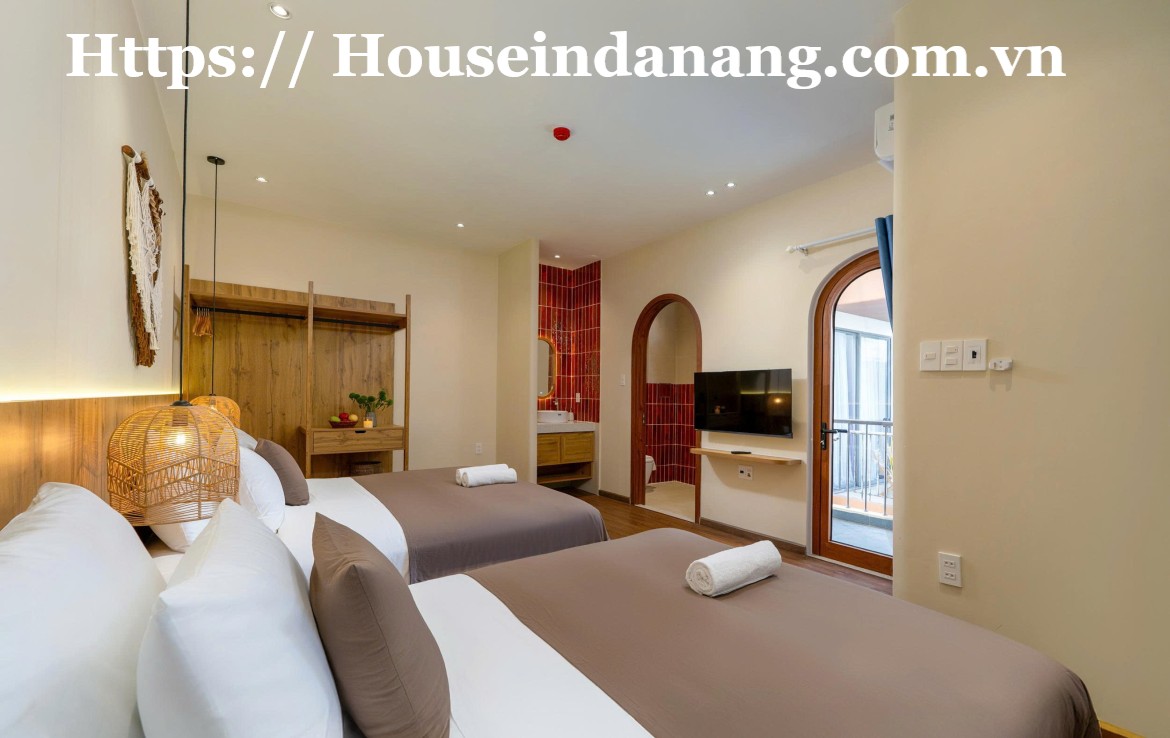 Luxurious house for rent Danang, near My Khe beach, in Vietnam, walking to the beach 8