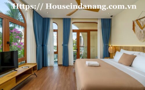 Luxurious house for rent Danang, near My Khe beach, in Vietnam, walking to the beach 6