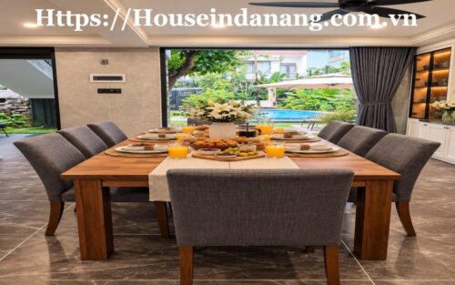 Luxury villa for rent Danang near My Khe beach, in Vietnam, Western design, in the beachside