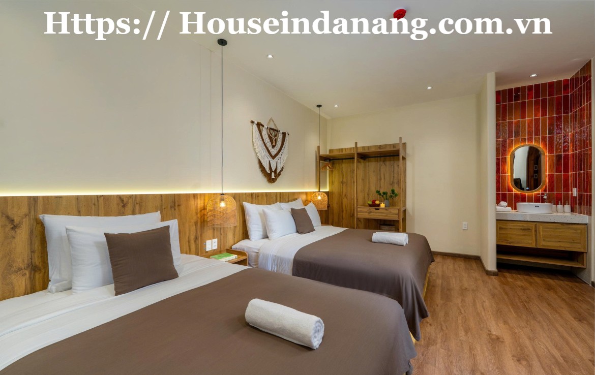 Luxurious house for rent Danang, near My Khe beach, in Vietnam, walking to the beach 9