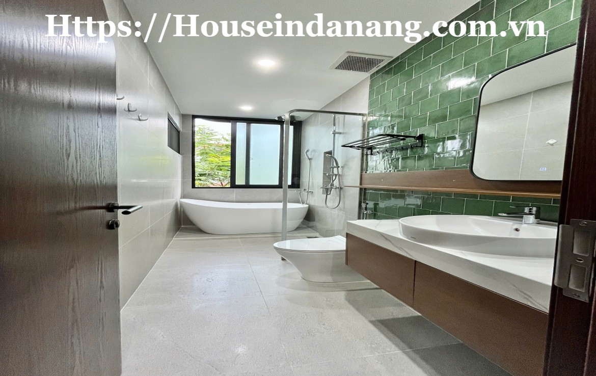 Modern house for rent Danang in Nam Viet A residential area, in Vietnam, modern style, in the beachside