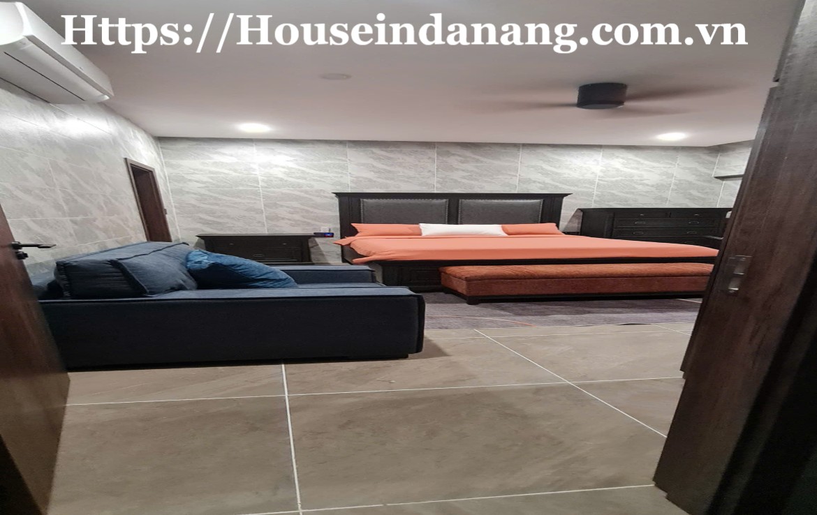 Luxury villa for rent Danang near My Khe beach, in Vietnam, Western design, in the beachside